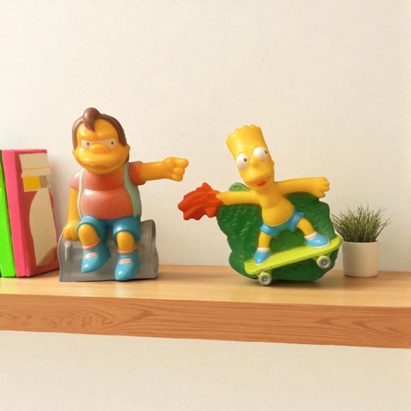 2007 Bart and Nelson BK Toy Set - Picture 1 of 7